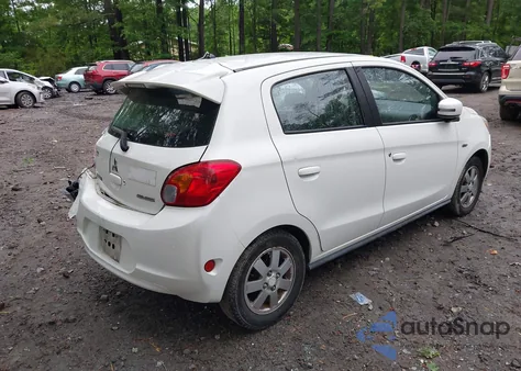 2015 Mitsubishi Mirage Es/Rf z USA, uszkodzony, nr VIN ML32A4HJ6FH042096